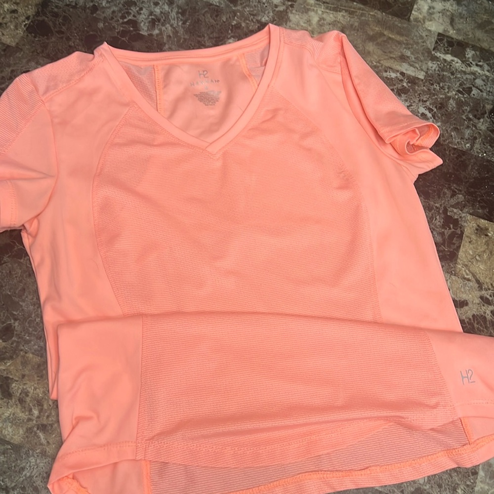 Hannah short sleeve top orange size S
